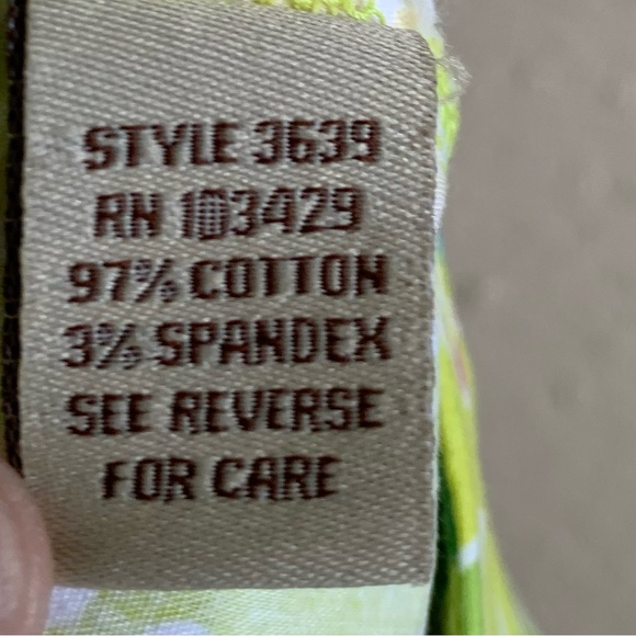 Y2K fruit Tahiti Reef Club Lime Skort 🌴 - Picture 9 of 9